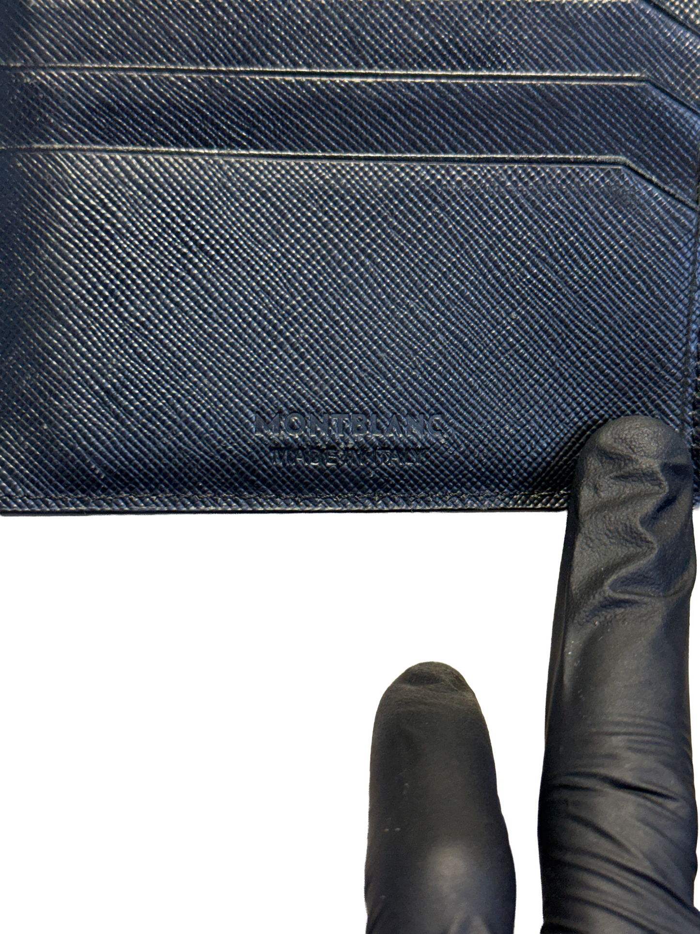 PORTEFEUILLE MONT BLANC - CUIR NOIR