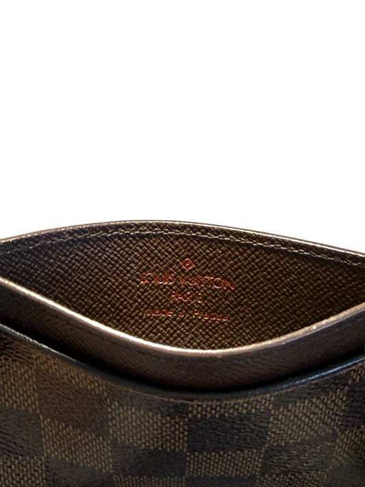 PORTE-CARTES LOUIS VUITTON DAMIERS EBENE