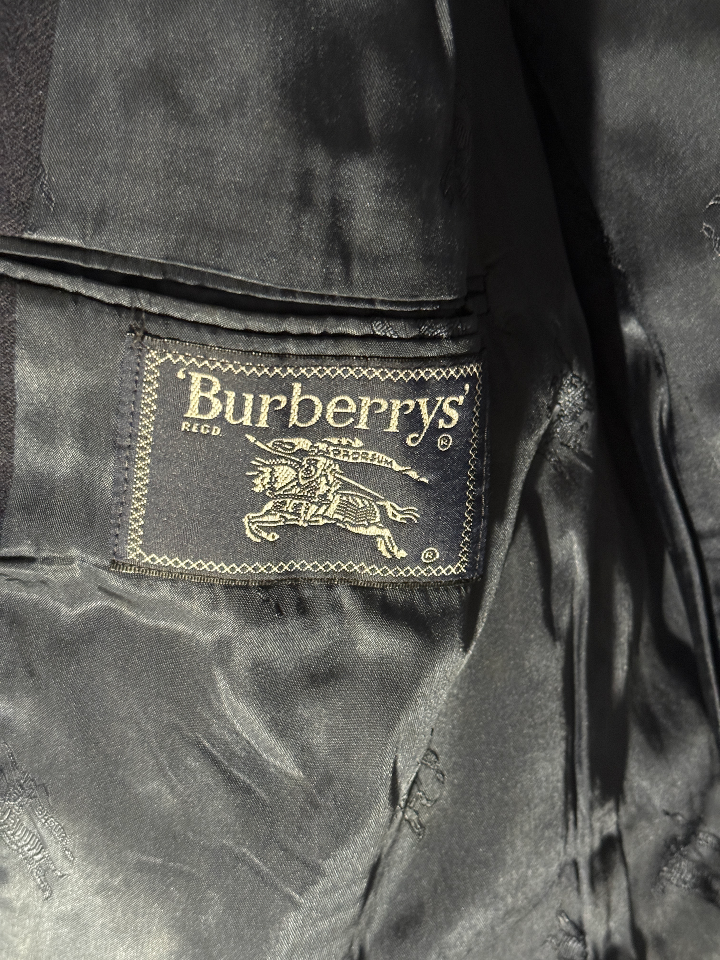VESTE BLAZER BURBERRY - MARINE LAINE