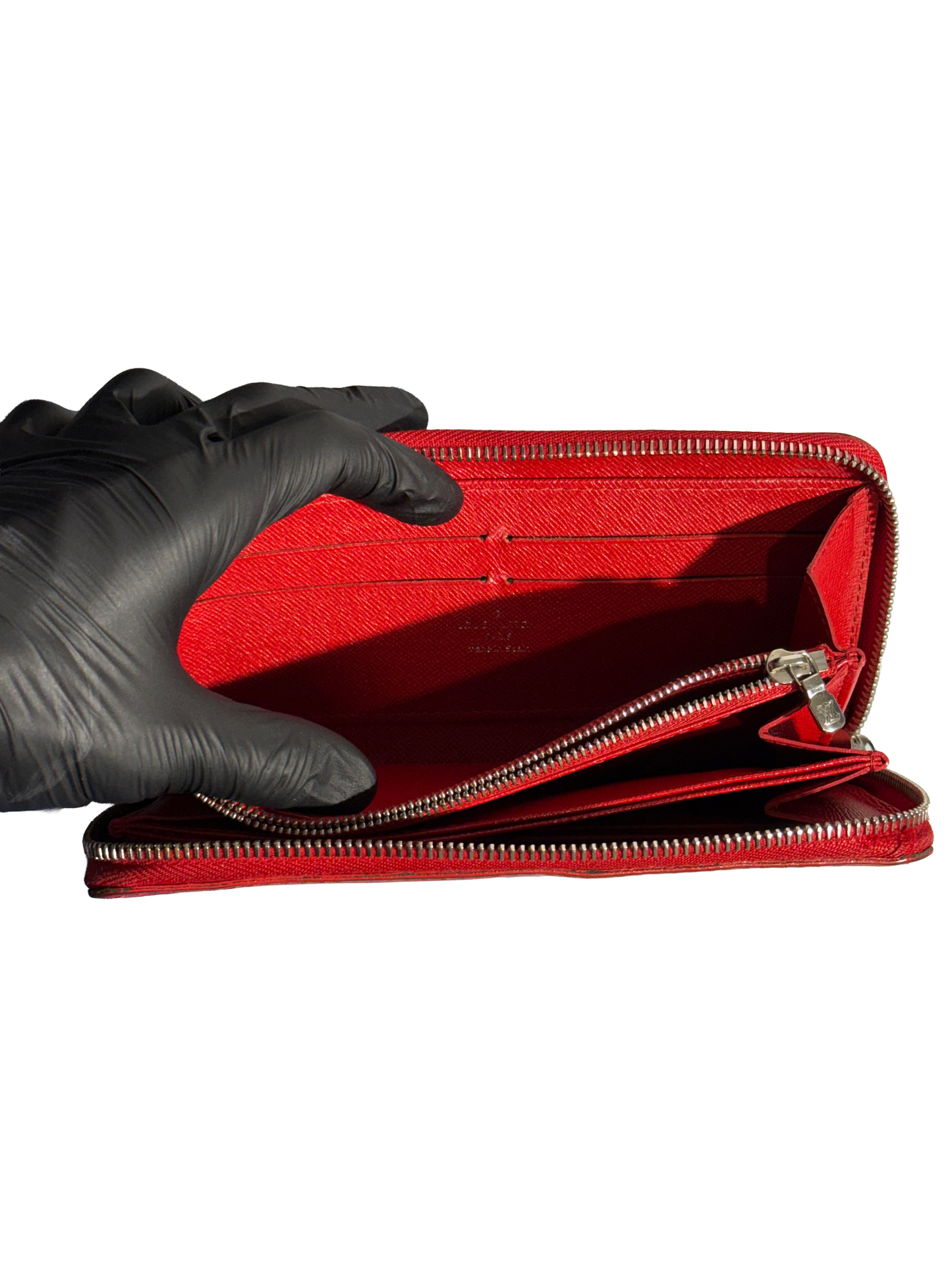 LOUIS VUITTON ZIPPY SARAH WALLET - CUIR EPI ROUGE