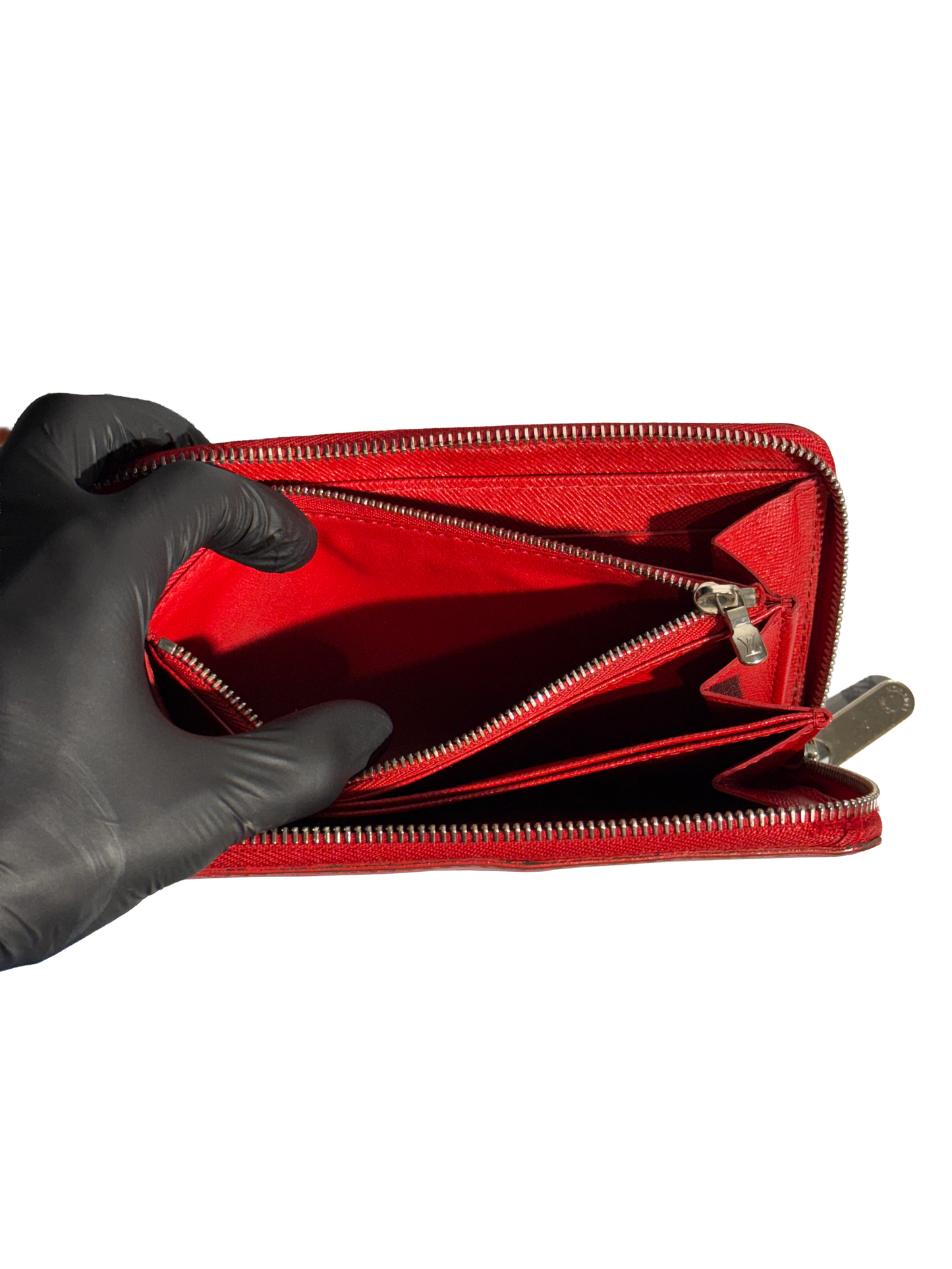 LOUIS VUITTON ZIPPY SARAH WALLET - CUIR EPI ROUGE