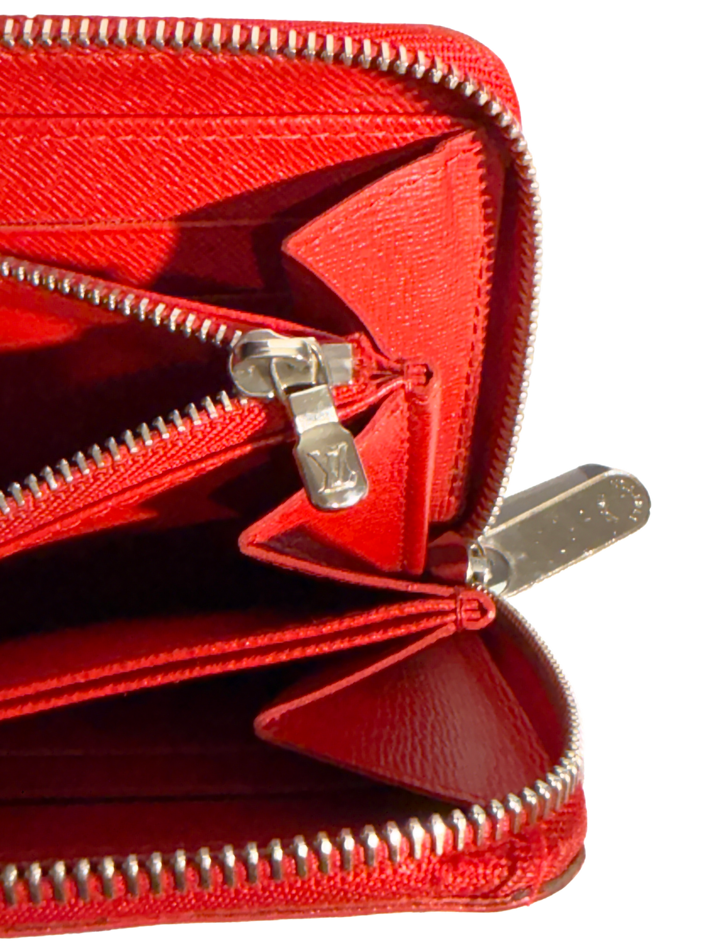 LOUIS VUITTON ZIPPY SARAH WALLET - CUIR EPI ROUGE