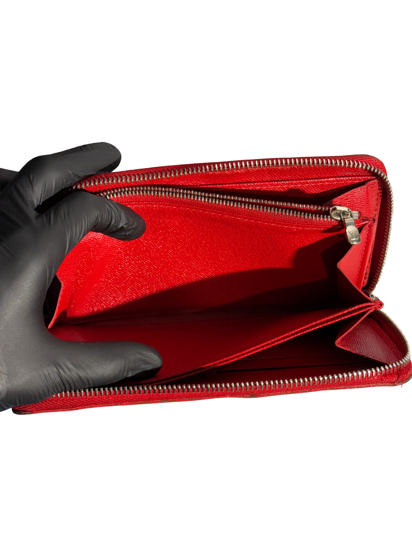 LOUIS VUITTON ZIPPY SARAH WALLET - CUIR EPI ROUGE