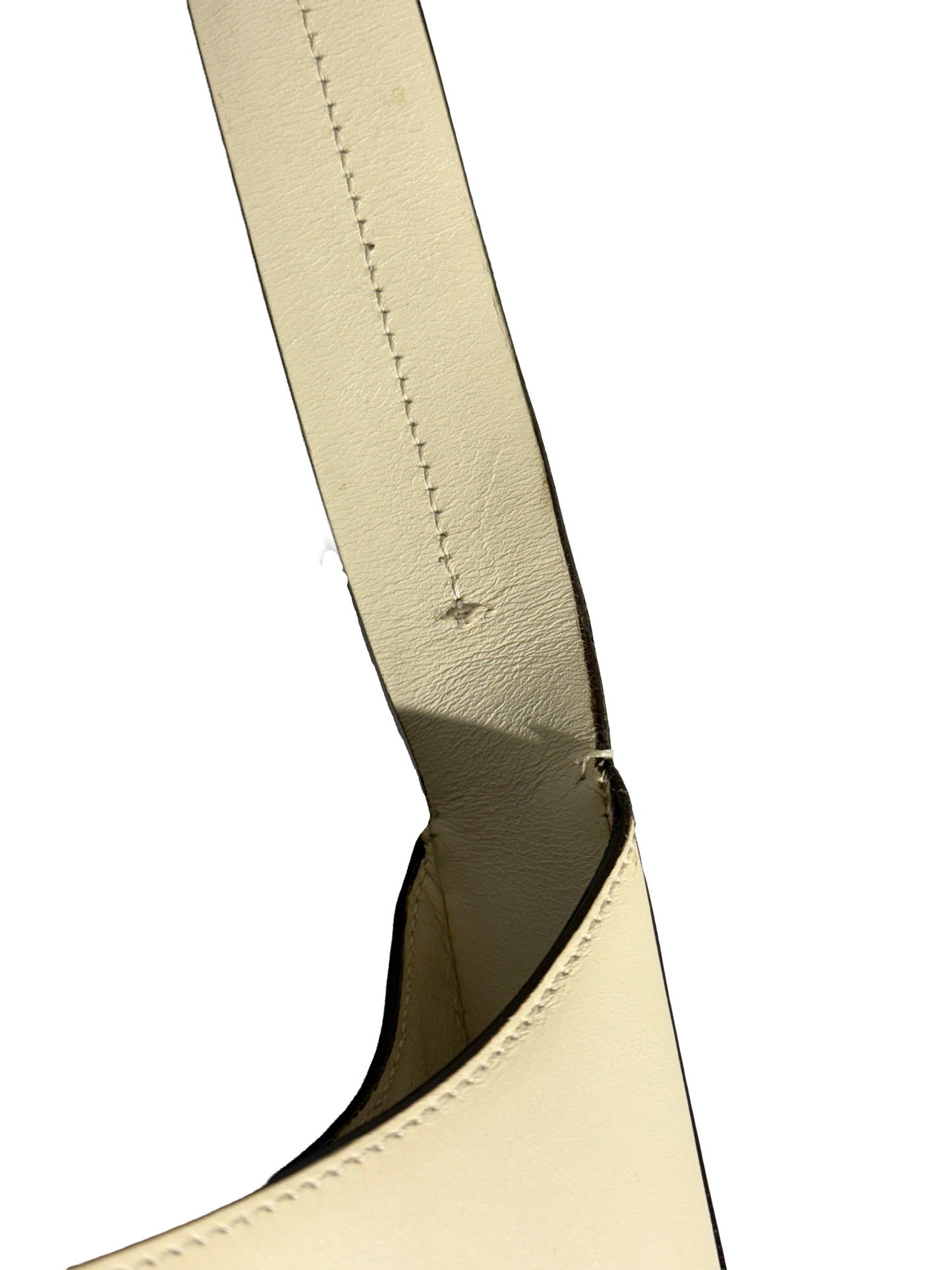 PRADA CLEO SHOULDER BAG - CUIR BLANC CASSE