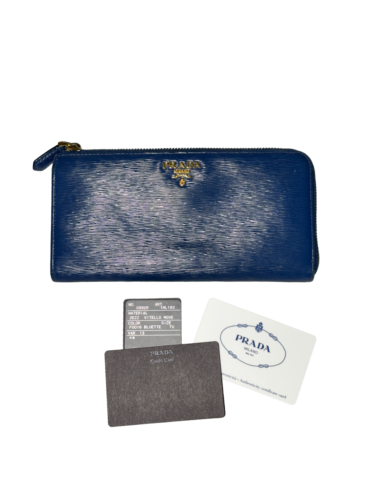 PORTEFEUILLE PRADA – CUIR VITELLO - 1ML183