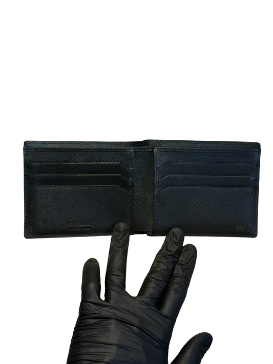 PORTEFEUILLE MONT BLANC - CUIR NOIR