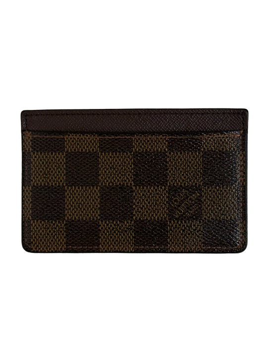PORTE-CARTES LOUIS VUITTON DAMIERS EBENE